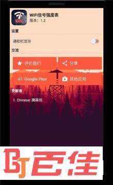 WiFi信号强度表