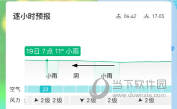 彩云天气APP怎么看几点下雨