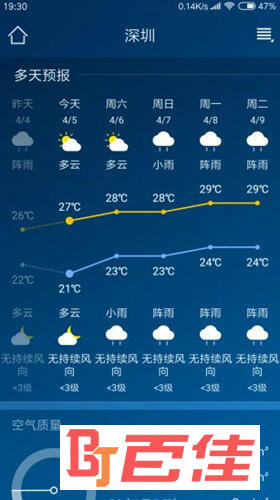 本地天气预报APP