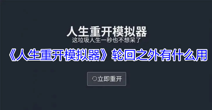 人生重开模拟器轮回之外作用详解