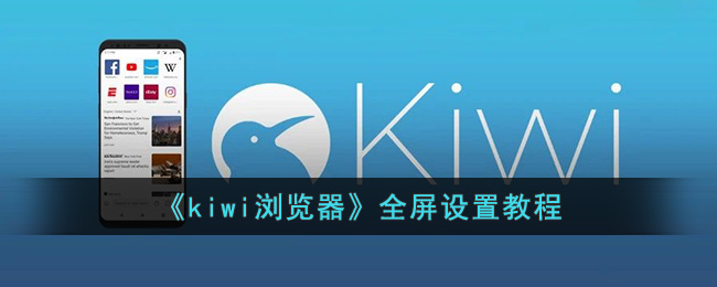 kiwi浏览器全屏设置教程