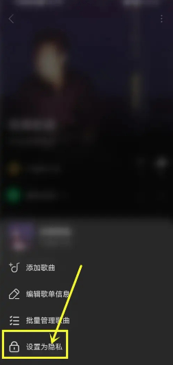《汽水音乐》歌单仅自己可见设置方法